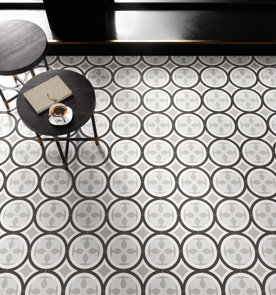 Sant Agostino - Patchwork - Patchwork Black&White 01 20x20