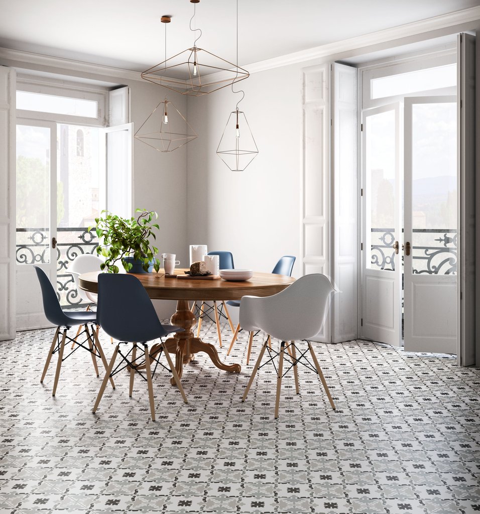 Sant Agostino - Patchwork - Patchwork Black&White 03 20x20