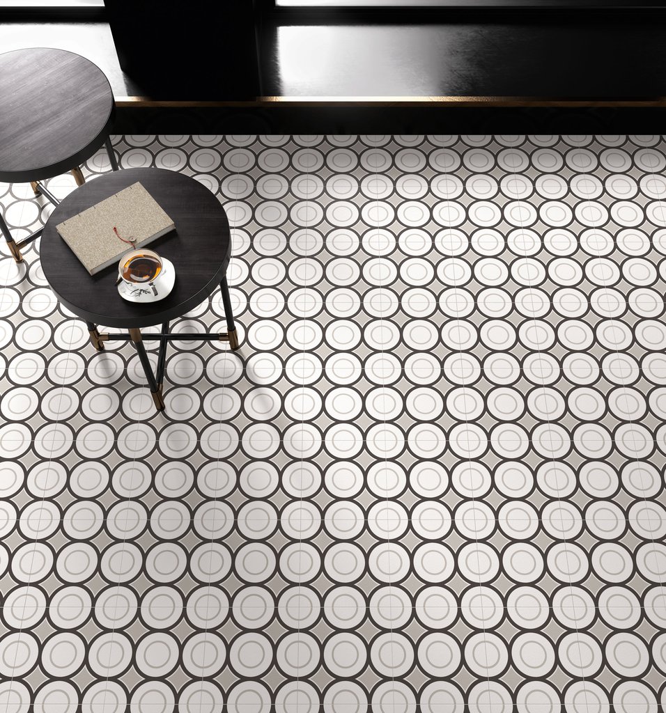 Sant Agostino - Patchwork - Patchwork Black&White 05 20x20